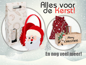 Kerstverpakkingen groothandel. Grote voorraad en snel geleverd in NL en BE!